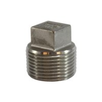 3/4 316 Sq Head Plug Ss - 74-654 - 38-74654F1