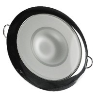 Lumitec 113113 Mirage Flush Mount Down Light W/Polished Bezel & White Leds - 113113 - 451-113113F1