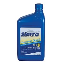 Sierra 1895001 Blue Premium Tc-W3 2 Cycle Engine Oil, Pt. - 18-9500-1 - 47-1895001F1