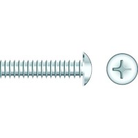 Seachoice 01816 Chrome Plated Ss Phillips Machine Screws - Truss Head, 1/4-20 X 2