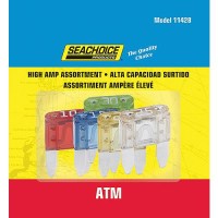 Seachoice High Amp Atm Glass Fuse Assortment, 5Ea - 50-11428 - 50-11428F1