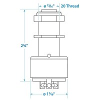Seachoice 11641 3 Position Heavy Duty Ignition Starter Switch - 50-11641 - 50-11641F1