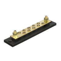Seachoice Terminal Block, 10-Gang, Brass Clips And Contacts - 13631 - 50-13631F1