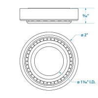 Seachoice Trailer Wheel Bearing Kit - 53541 - 50-53541F1