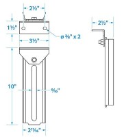 Seachoice Swivel Bolster Bracket - 55330 - 50-55330F1