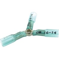Seachoice 60324 Clear Seal 16-14 Ga. 3-Way Splice, Blue, 3/Bag - 50-60324 - 50-60324F1