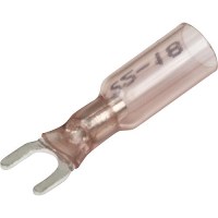 Seachoice 64031 3-To-1 Heat Shrink Spade Terminal - 22-18 Ga., #6 Stud, 25/Bag - 54031 - 50-64031F1