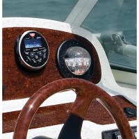 Seachoice 72104 Bluetooth® In-Dash Marine Gauge Stereo, Round Face - Mgr350Bsc - 50-72104F1