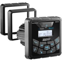 Seachoice 72106 Bluetooth® In-Dash Marine Gauge Stereo, Square Face - Mgr450Bsc - 50-72106F1