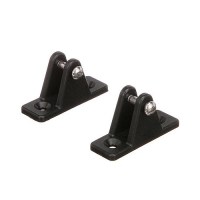 Seachoice Deck Hinge For Bimini Top, Black Nylon, Pack Of 2 - 50-76251 - 50-76251F1