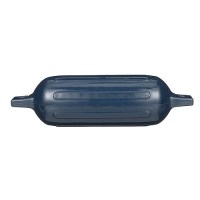 Seachoice 79081 Twin Eye Ribbed Fender, Blue, 5.5 X 20