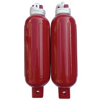 Seachoice 79256 Twin Eye Ribbed Fender Kit (Includes 2 5.5