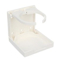 Seachoice 79451 Folding And Adjustable Drink Holder - White - 50-79451 - 50-79451F1