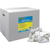 Seachoice 90008 Recycled White Knits Wiping Cloths, 20-Lb. Box - 7402-25-Sc - 50-90008F1
