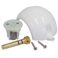 Dometic Ball/Cartridge/Shaft Kit For Sealand, Traveler, Vacu-Flush Gravity-Discharge Toilet With Metal Pedal-White - 385318162 - 51-385318162F1