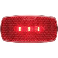 Fultyme Rv 1187 Led Surface-Mount Marker/Clearance Light With Reflex, Red - 1187 - 590-1187F1