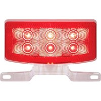 Fultyme Rv 1193 Led Rv Combination Tail Light, Driver Side With License Bracket And Illuminator - 1193 - 590-1193F1