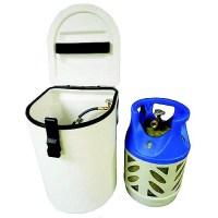 Trident 16011720 Roto Molded Lpg Cylinder Locker, Single 20# - 16011720 - 606-16011720F1