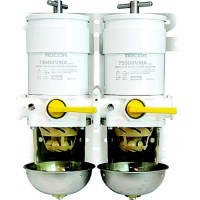 Racor 75900Vma10 Turbine Series Dual Fuel Filter W/ Rotary Valve, 10 Microns - 75900Vma10 - 62-75900Vma10F1