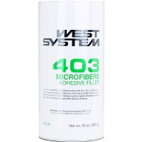 West System 40328 Microfibers, Off-White, 20 Oz., 12/Case - 403-28 - 655-40328F1