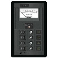 Blue Sea Systems 1459 4 Position Switch Clb + Meter Vertical Panel - 1459-Bss - 661-1459F1