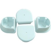 Dock Edge 1027F Small Air Cushion™ End Plugs, White, 4/Pk - De1027F - 686-1027Ff1