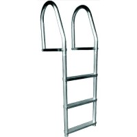 Dock Edge De2073F Eco Fixed Dock Ladder, Weld Free Aluminum - De2073F - 686-De2073Ff1