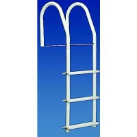 Dock Edge Bright White Howell Galvalume Fixed Dock Ladder With Hardware - De2105F - 686-2105Ff1
