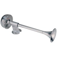 Marinco Compact Single Trumpet Electric Horn 12V Stainless Steel - 10010 - 69-10010F1