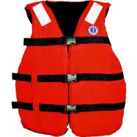 Mustang Mv3005T1 Industrial Universal Fit Pfd, Orange - Mv3005T1-2-0 - 693-Mv3005T1F1