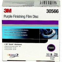 Hookit™ Purple Finishing Film Discs, 50/Box - 30566 - 71-30566F1