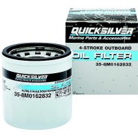 Quicksilver Oil Filter Assembly Fits Select Mercury/Mariner 9.9 Hp And 15 Hp 4 Stroke Outboards - 8M0162832 - 710-35-8M0162832F1