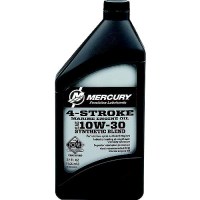 Mercury 92-8M0142141 4-Stroke Fc-W Synthetic Blend Oil 10W-30, Qt., 6/Case - 8M0142141 - 710-92-8M0142141F1