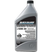 Quicksilver 92-8M0149198 4-Stroke Fc-W Synthetic Blend Oil 10W-30, Qt., 6/Case - 8M0149198 - 710-92-8M0149198F1