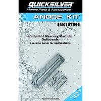 Quicksilver Mercury/Mariner/Force Anode Kit - 8M0107546 - 710-97-8M0107546F1