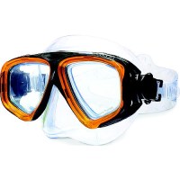 Aqua Pro Dpm14387S3 Vega Dive Mask, Black/Orange - Dpm14387S3 - 744-Dpm14387S3 Superseded By: 744-Dpm14387Rdcf1