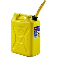 Scepter 003711 Manual Vent Military Style Diesel Jerry Can W/Crc, 5.3 Gal./20L, Yellow - 3711 - 770-003711F1