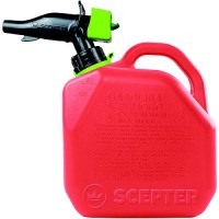 Scepter Fr1G201 Smartcontrol™ Fuel Container Epa/Carb Compliant, Gasoline, 2 Gal, Red, 9.7