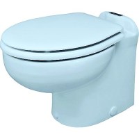 Raritan 220Hs01201 Marine Elegance™ Angled Back, Fresh Water And Remote, 12V Toilet, White - 220Hs01201 - 78-220Hs01201F1