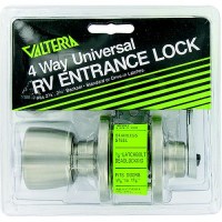 Valterra Stainless Steel 4 Way Universal Entrance Panic Proof Lock - L32Cs000 - 800-L32Cs000F1