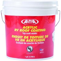 Alpha Systems 862401 Acrylic Rv Roof Coating, Gal. - 862401 - 804-862401F1