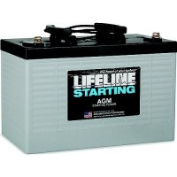 Lifeline Gpl2700T Agm Rv/Marine Starting Battery, 12V, Group 27 - Gpl-2700T - 819-Gpl2700Tf1