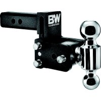 B&W Ts10033B Trailer Hitches Tow & Stow Dual Ball Receiver Hitch - Fits Standard 2