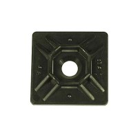 Pico 07081O36 Adhesive Cable Tie Mounting Pad, Black, 100/Pk - 7081-0-36 - 845-07081O36F1
