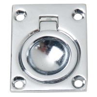 Chrome Plated Zinc Flush Ring Pull - 0841Dp0Chr - 9-0841Dp0Chrf1