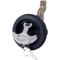 T Handle Flush Lock, Black - 1091Dp1Blk - 9-1091Dp1Blkf1