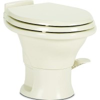 Dometic 311 Series Toilet W/O Sprayer, Low Profile, Bone - 9108923946 - 951-9108923946 Superseded By: 951-9610008262F1