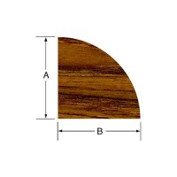 Whitecap 60850 Teak Quarter Round Molding, Lg. - 60850 - 299-60850F1