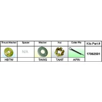 Solas 17062501 Fixed Hub Prop Hardware Kit - Honda, Type B - 17062501 - 496-17062501F1