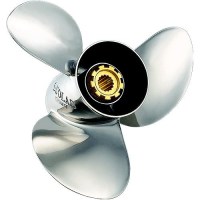 Solas 1431-130-21 New Saturn Stainless Steel 3-Blade Propeller For Mercury - 1431-130-21 - 496-143113021F1